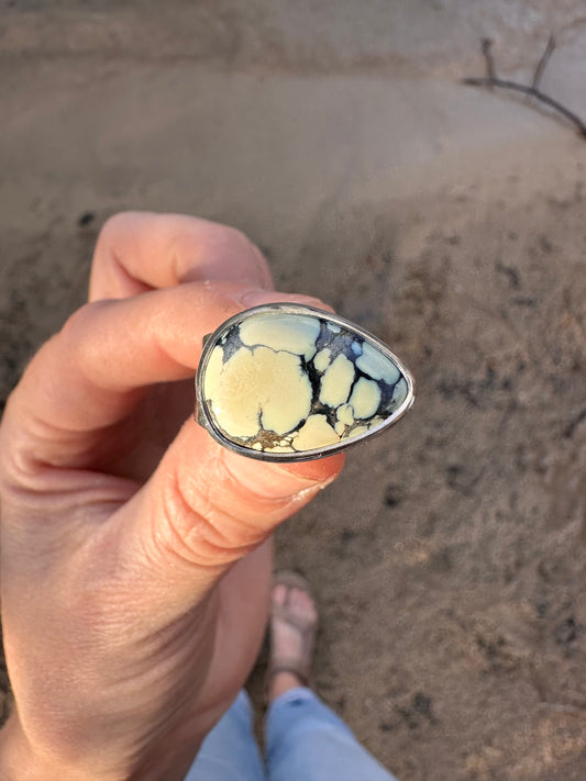 Horizontal ring | Colina Verde variscite