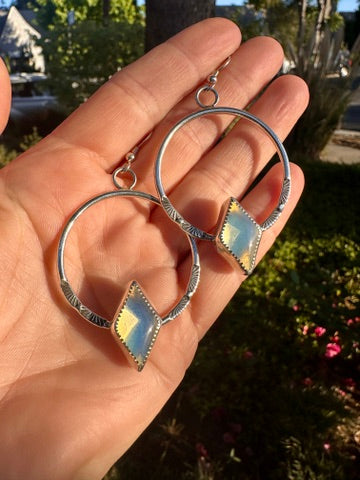 Mad Woman hoops | Opalite