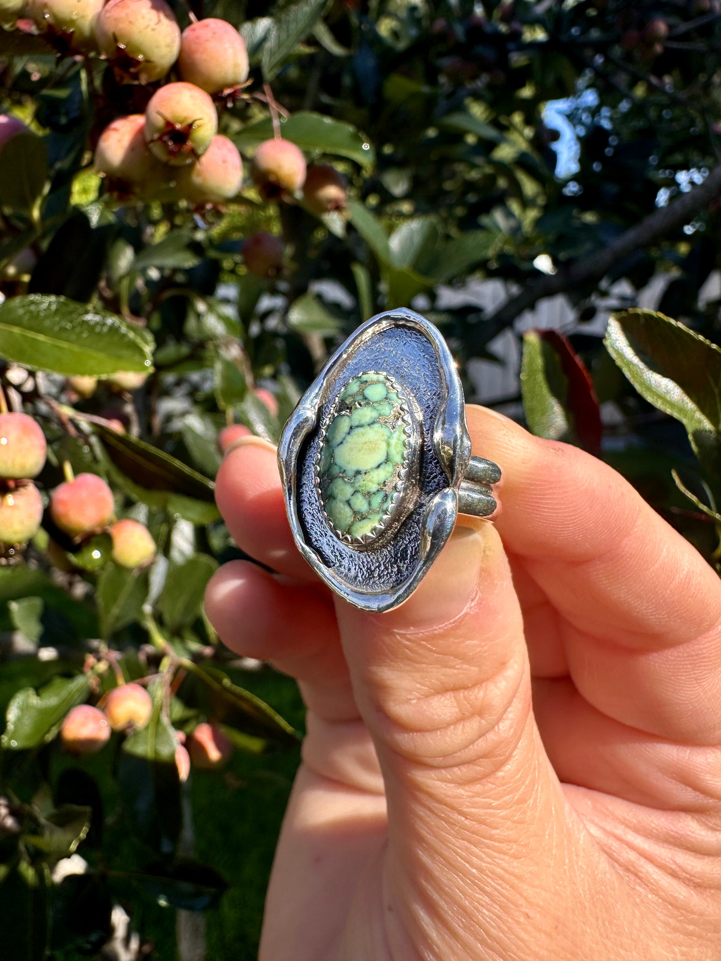 Melt ring | Angel Wing variscite