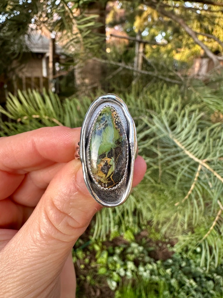 Melted ring | Happy variscite