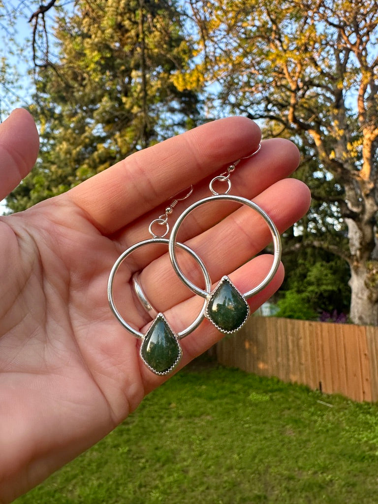 Plain Jane hoops | Jadeite