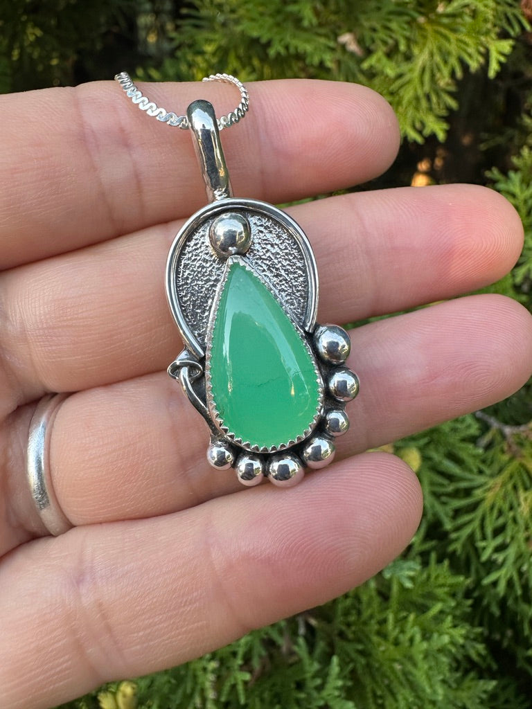 Mushaboom pendant | Australian chrysoprase