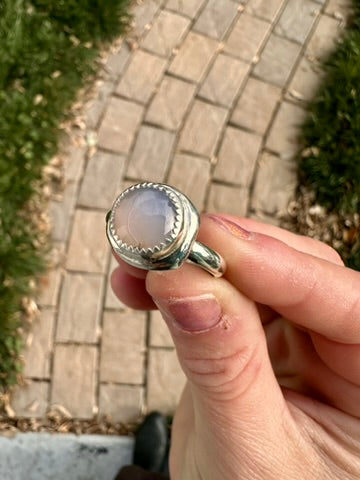 Uncommon ring | Purple agate