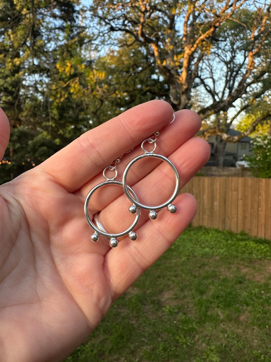 Starburst hoops #1