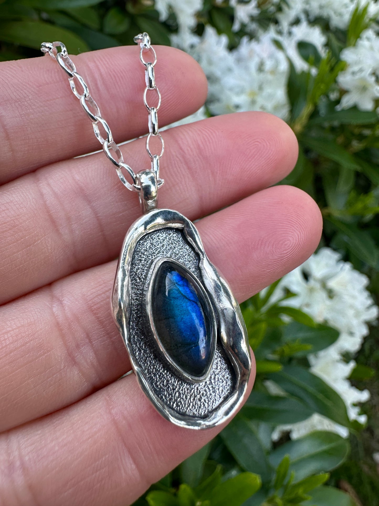 Melted pendant | Labradorite