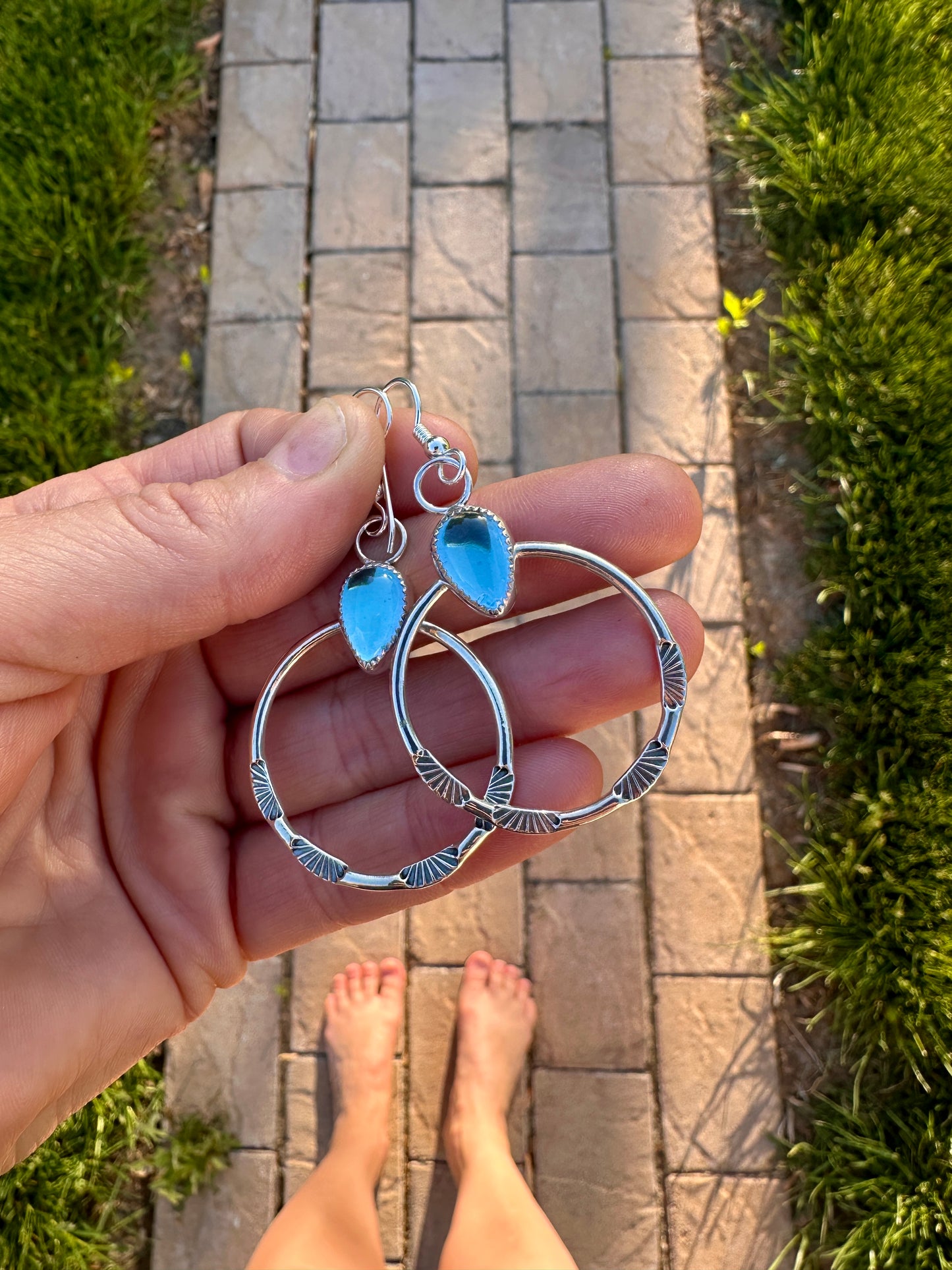 Mad Woman hoops | Mystic quartz