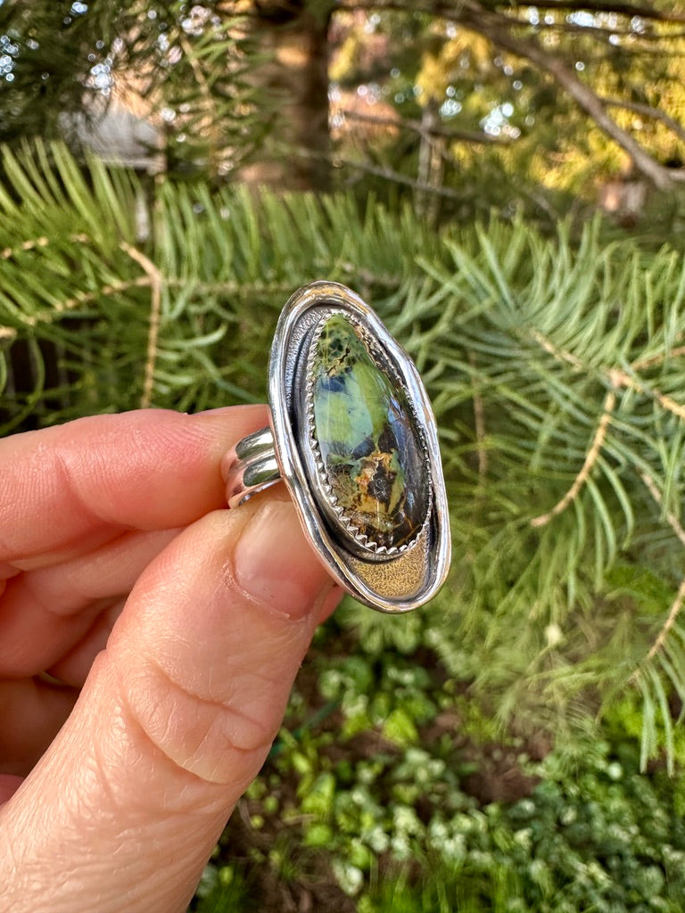 Melted ring | Happy variscite