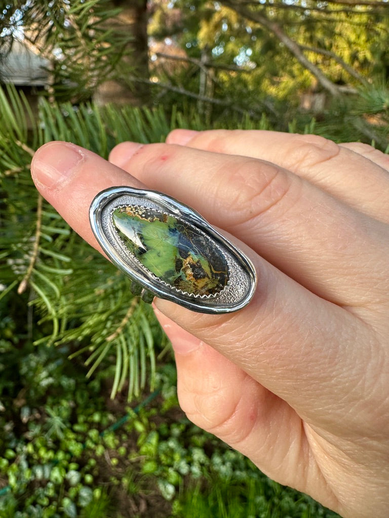 Melted ring | Happy variscite