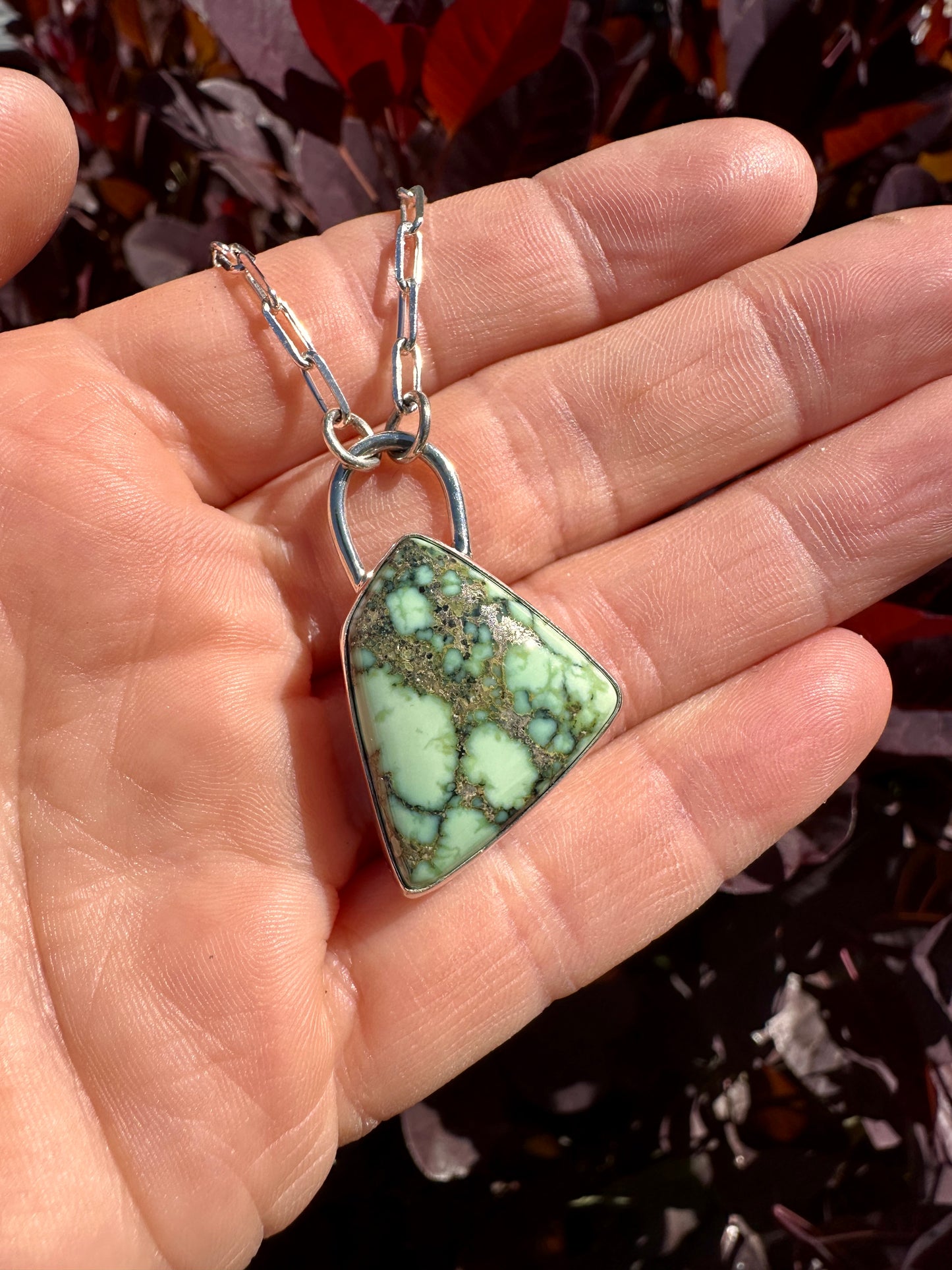 High Vibes necklace #2 | Angel Wing variscite