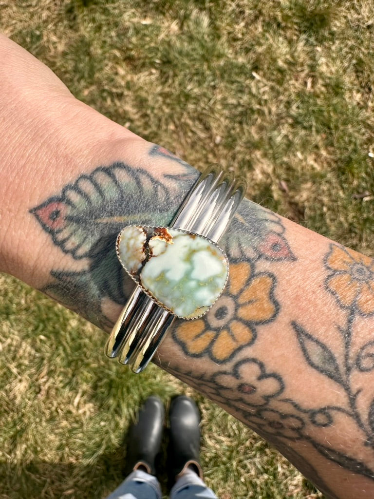 Third Wheel cuff | Aloe variscite