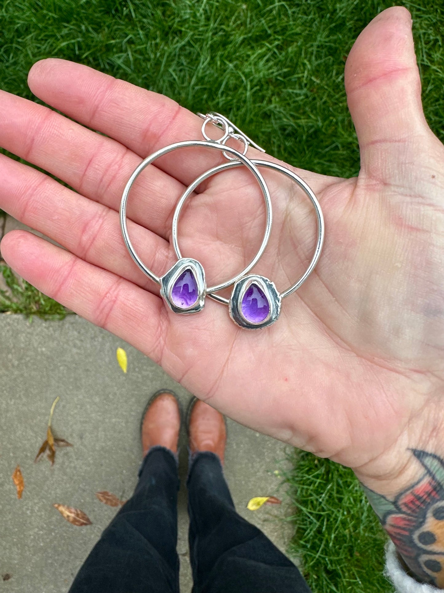 Uncommon hoops | Amethyst