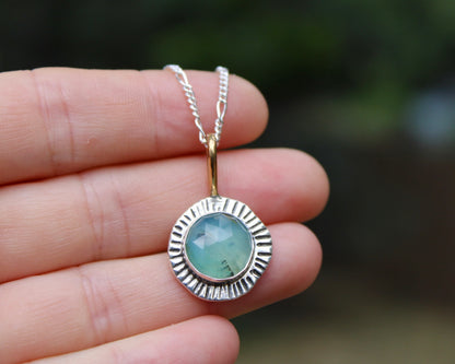 Sunburst necklace | Peruvian opal