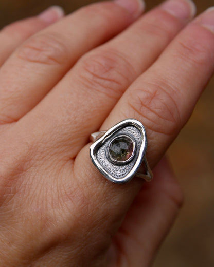 Melted ring | Tourmaline (size 9.25)