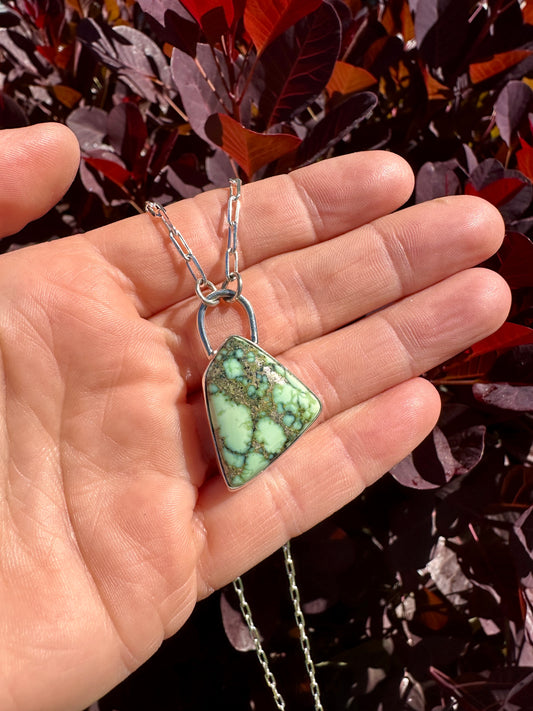 High Vibes necklace #2 | Angel Wing variscite