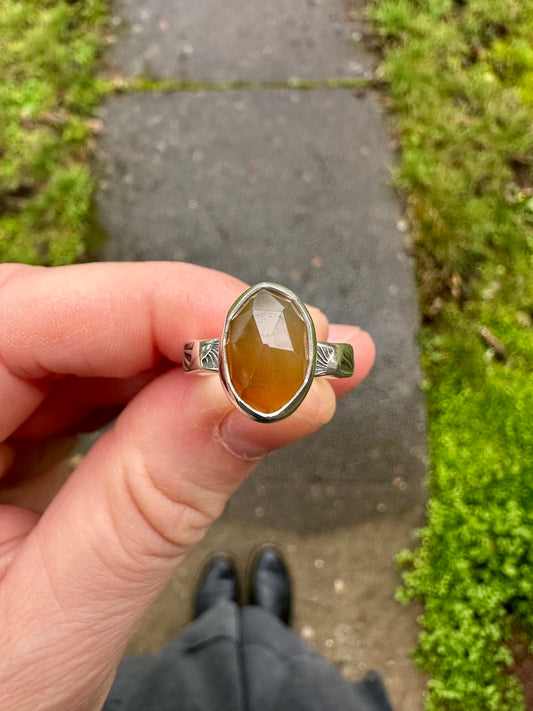 Mad Woman ring | Montana agate (size 5.5)