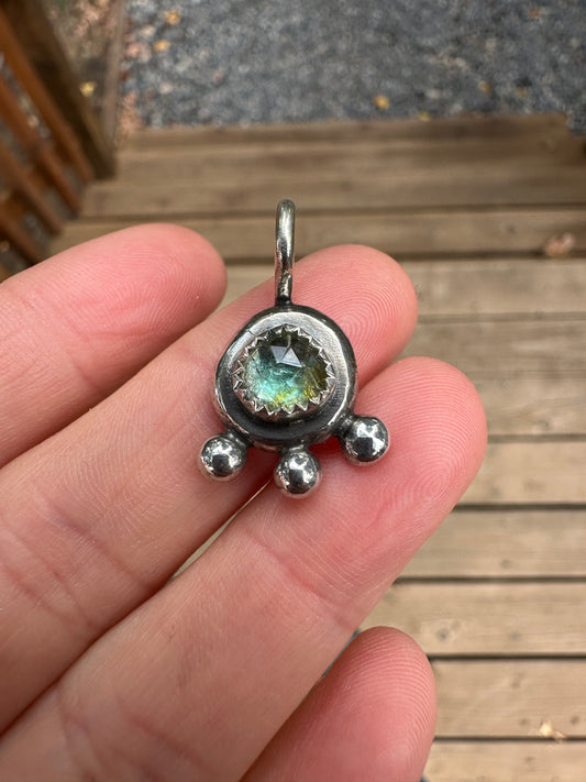 Pendant nugget | Watermelon tourmaline