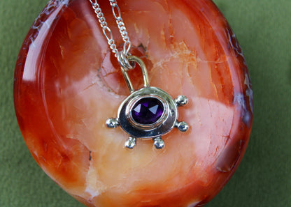 Nugget necklace | Amethyst