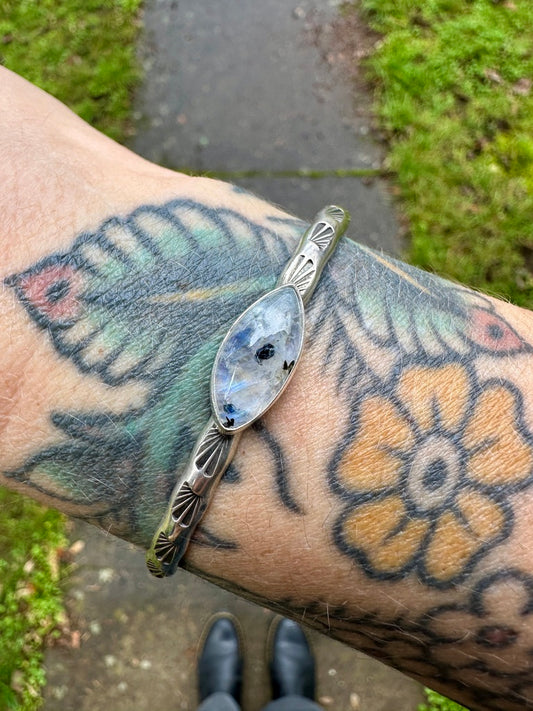 Mad Woman stacker cuff | Moonstone