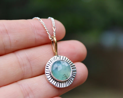 Sunburst necklace | Peruvian opal