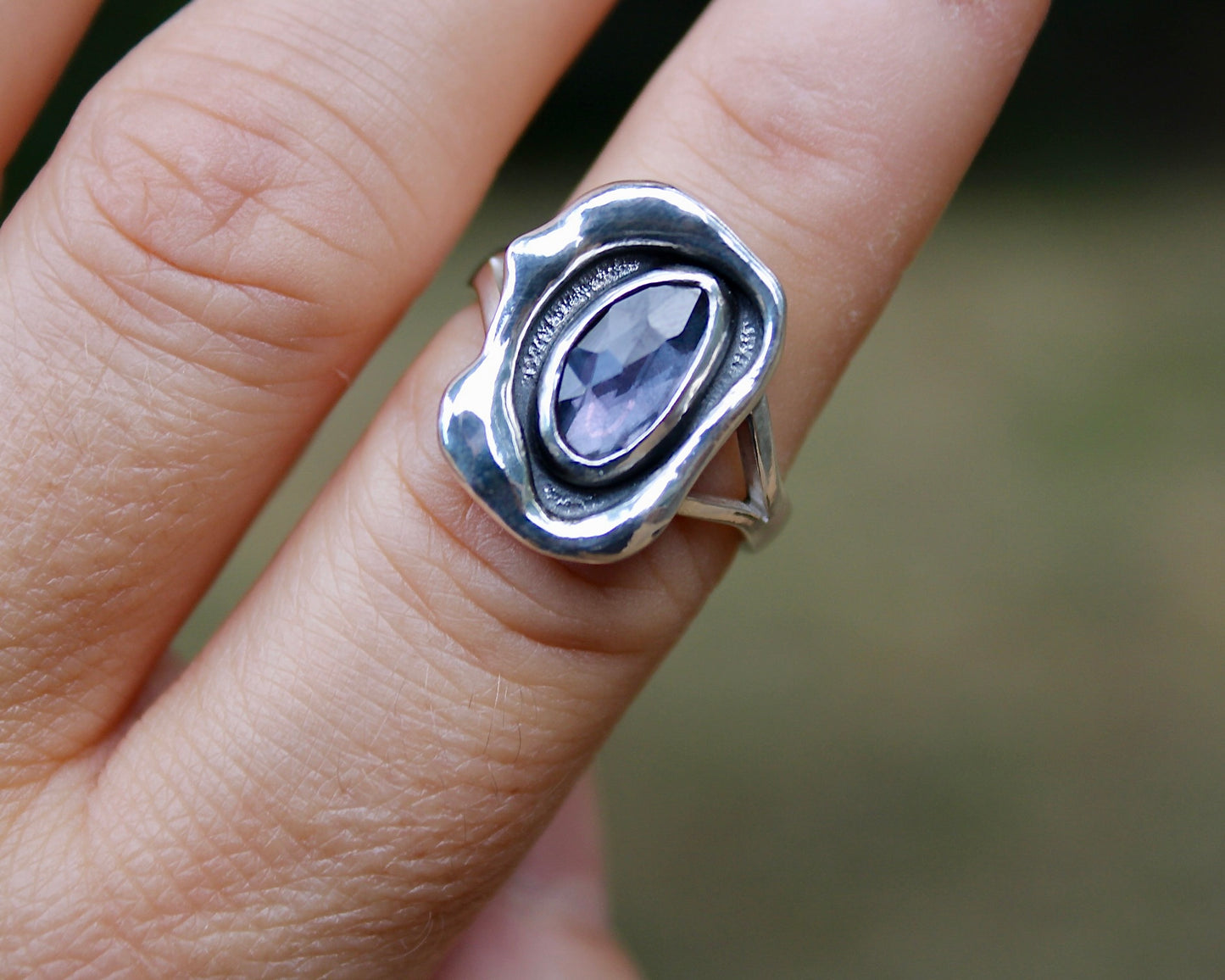 Melted ring | Zircon (size 8)
