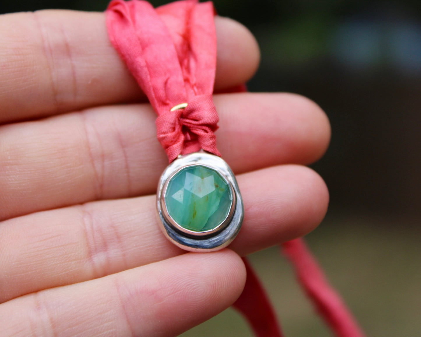 Silk threader | Peruvian opal