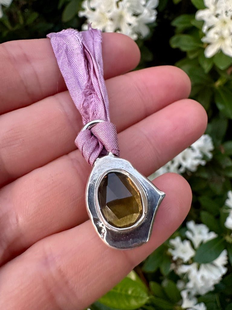 Silk threader | Honey citrine