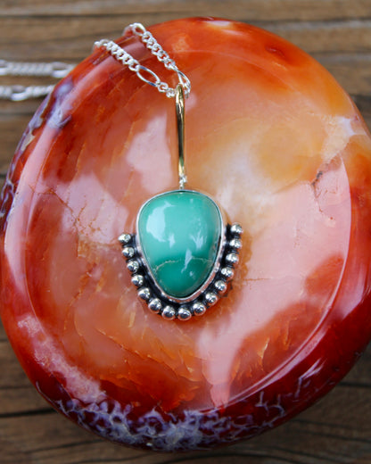 Bead Babe necklace | Broken Arrow variscite