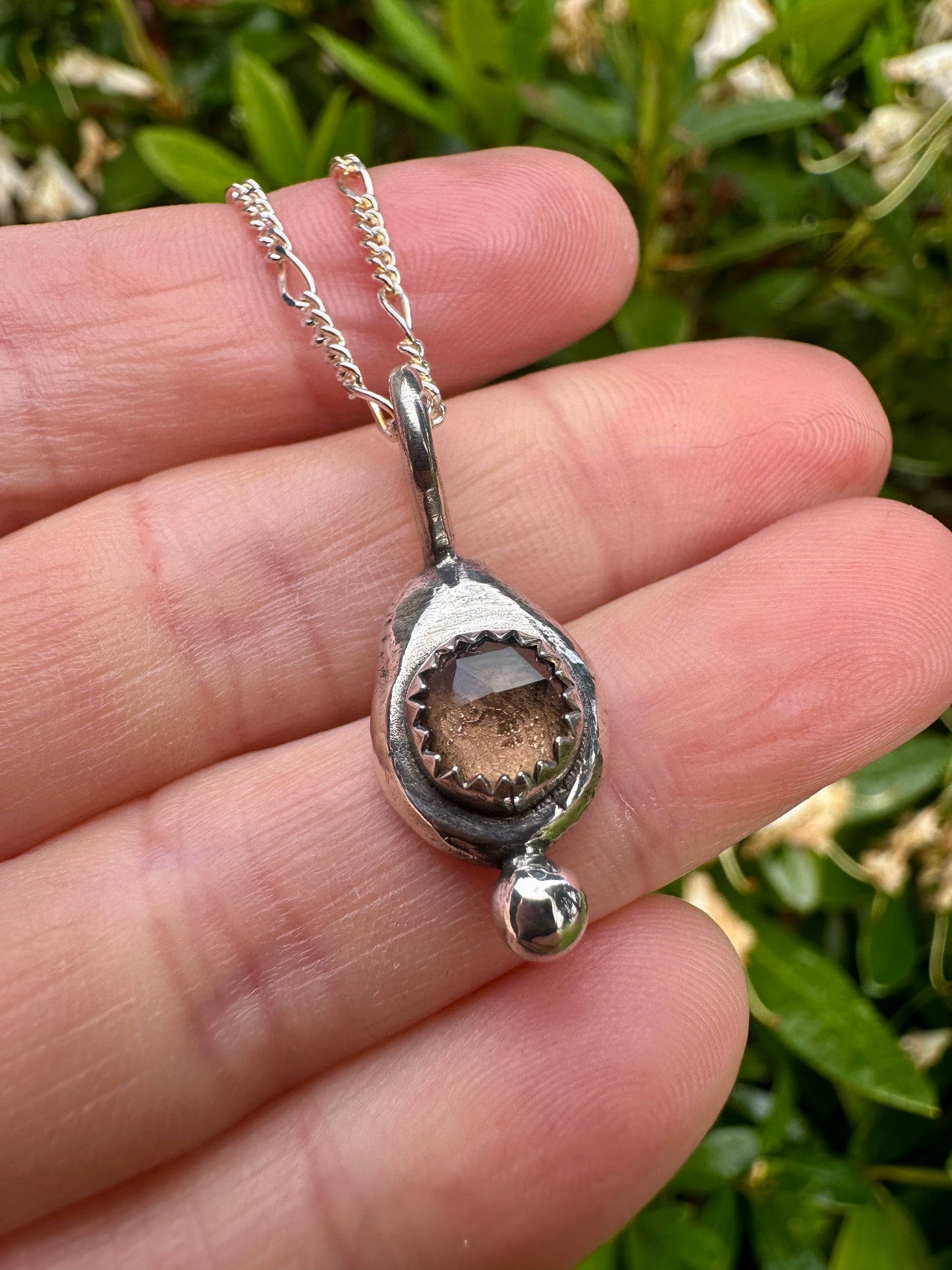 Nugget necklace | Smoky quartz