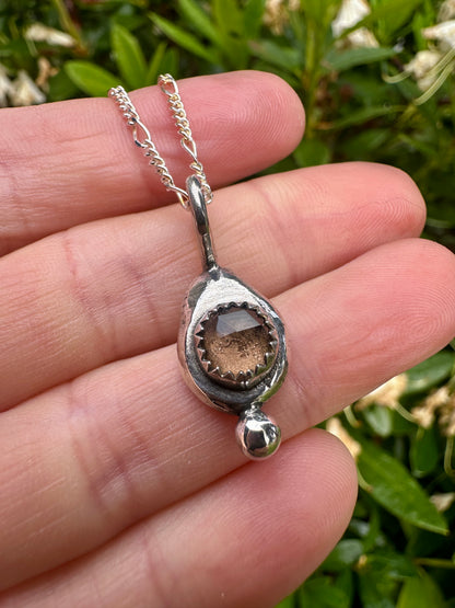 Nugget necklace | Smoky quartz