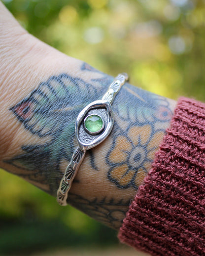 Melted stacker cuff | Kyanite