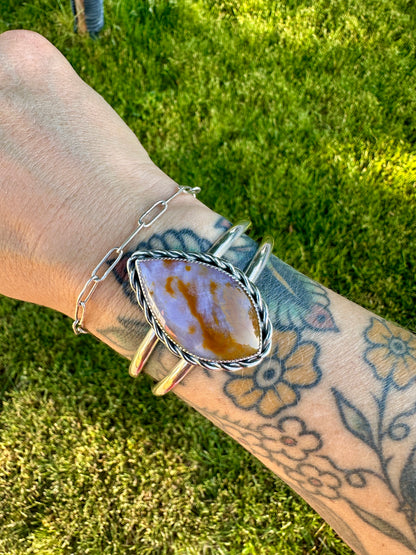 Roped In cuff | Oregon Sunset jasper