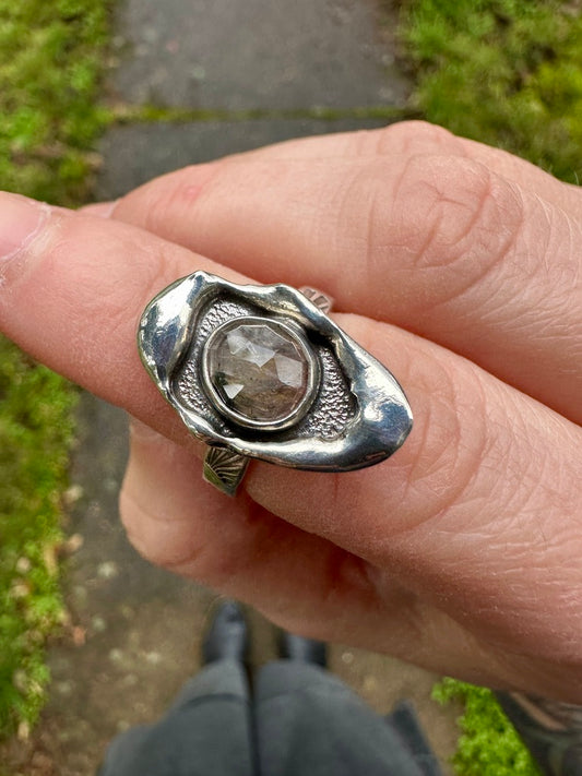 Melted ring | Tourmaline (size 7)
