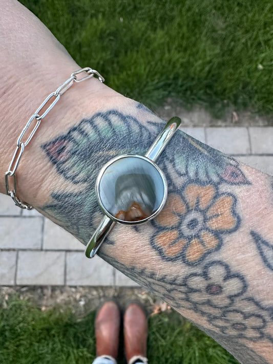 Plain Jane cuff | Imperial jasper