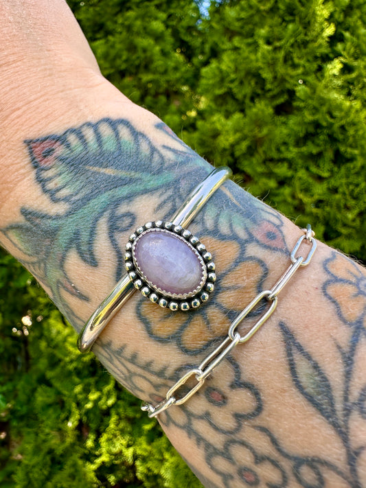 Bead Babe cuff | Kunzite