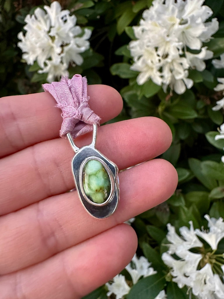 Silk threader | Palomino variscite