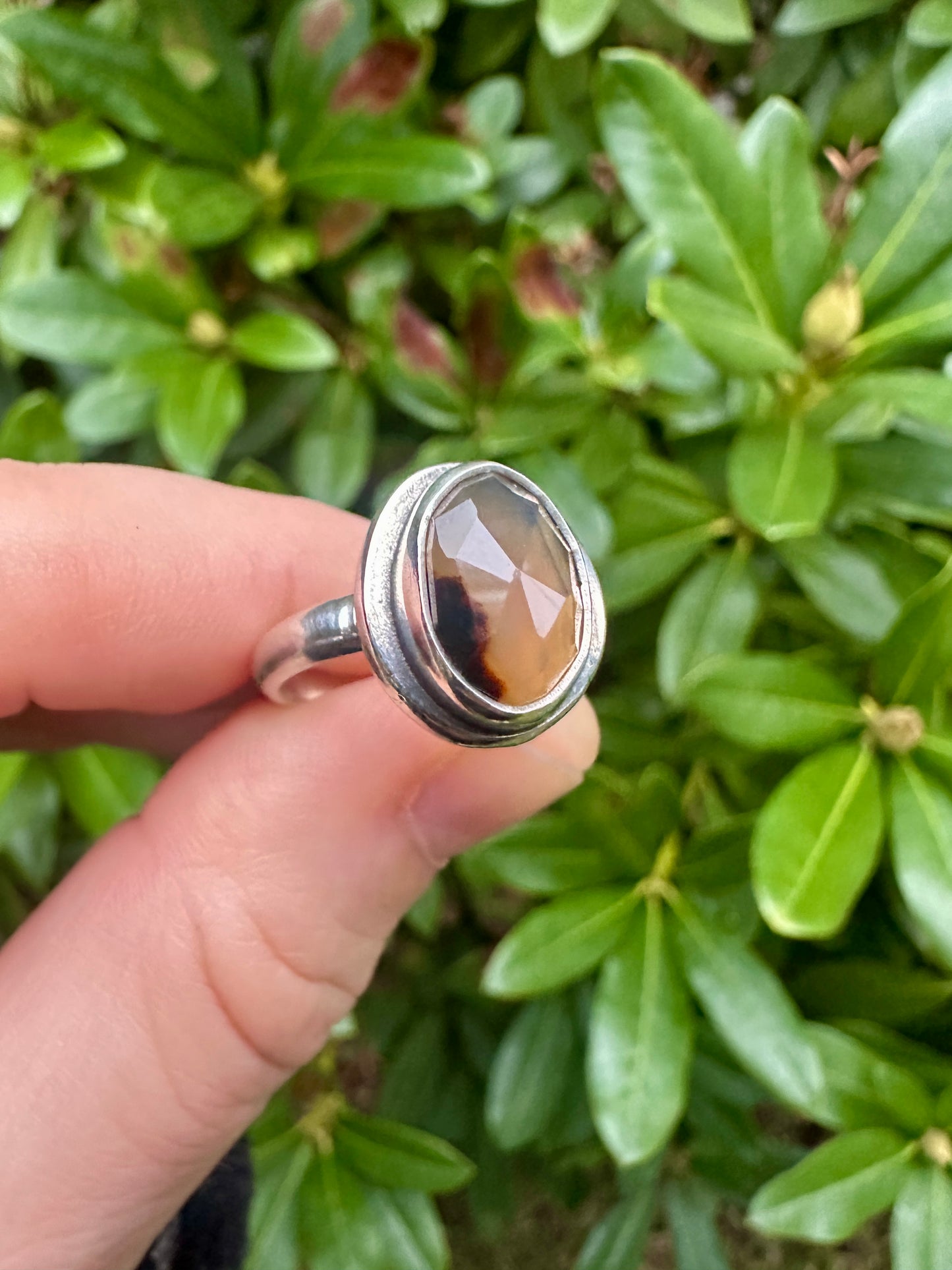 Uncommon ring | Montana agate (size 6)