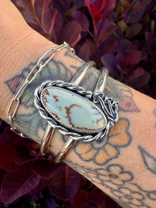 Mushaboom cuff | Aloe variscite