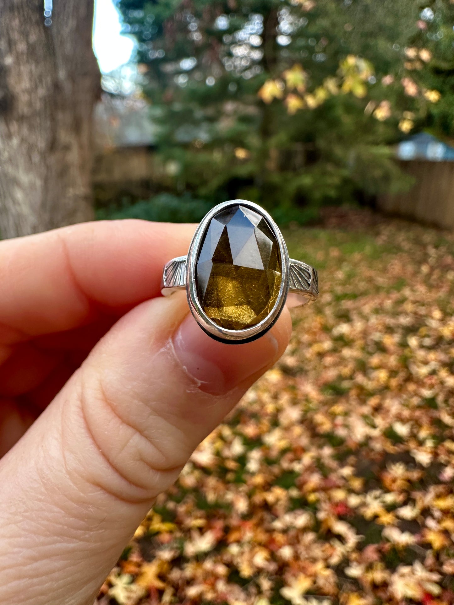 Mad Woman ring | Honey citrine (size 5.5)