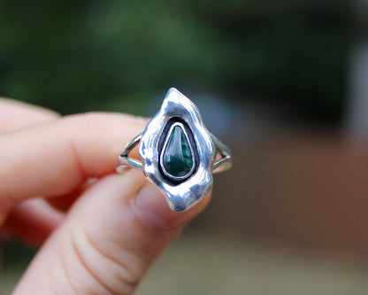 Melted ring | Jade (size 9)