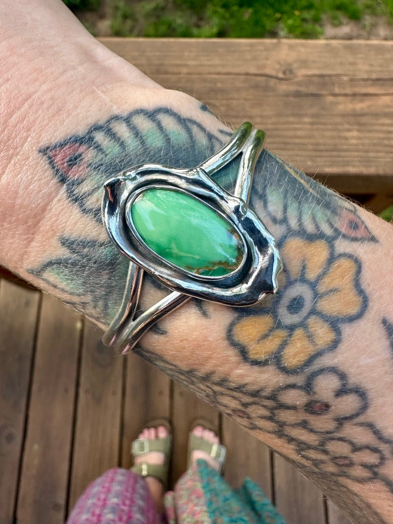 Melted cuff | Australian variscite