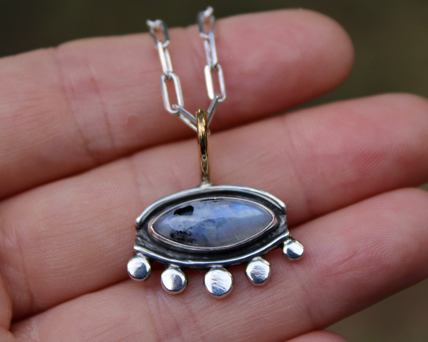 Mystic Eye necklace | Moonstone
