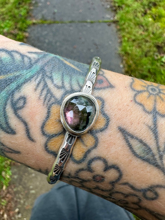 Mad Woman stacker cuff | Tourmaline