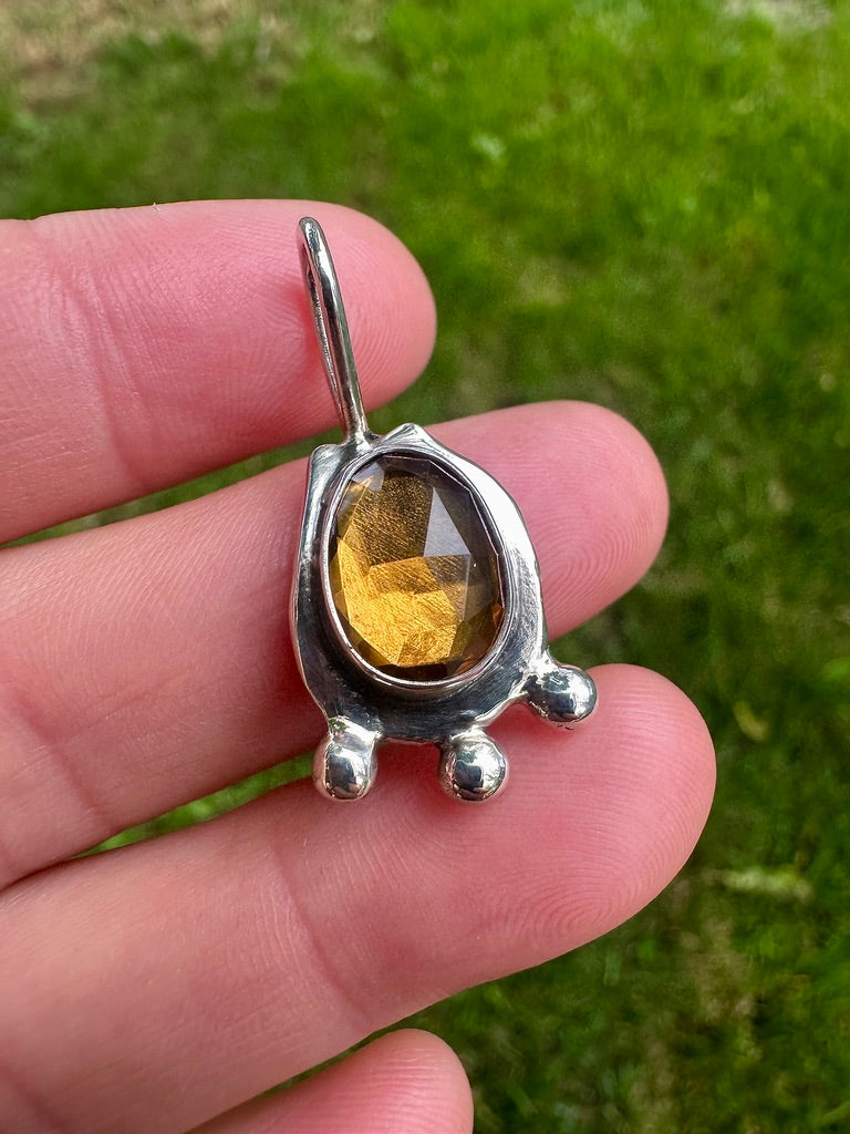 Nugget pendant | Honey citrine