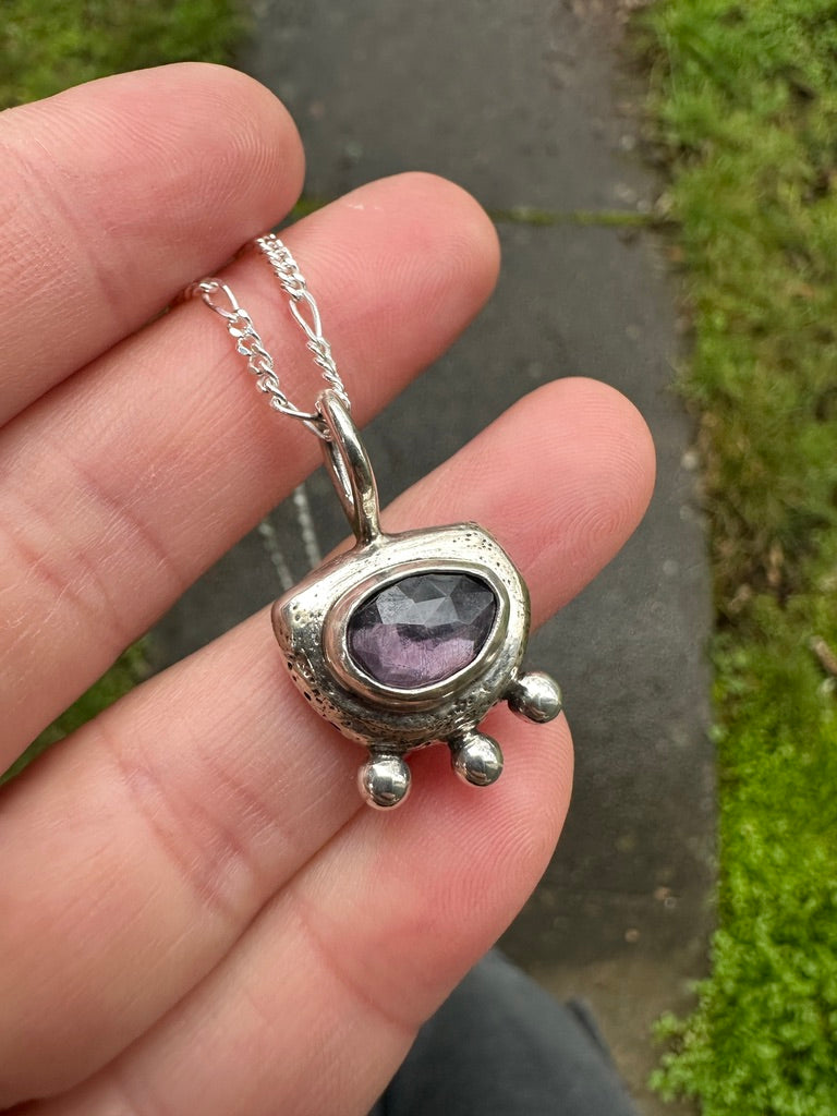 Nugget necklace | Zircon