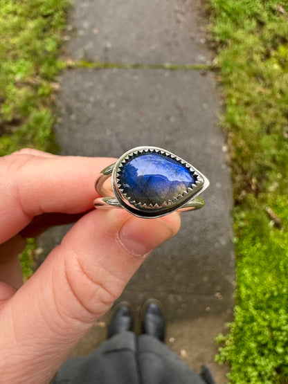 Split Ends ring | Labradorite (size 9.25)