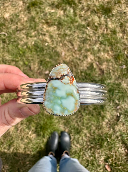 Third Wheel cuff | Aloe variscite