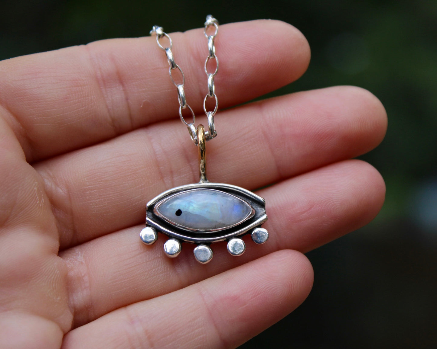 Mystic Eye necklace | Moonstone