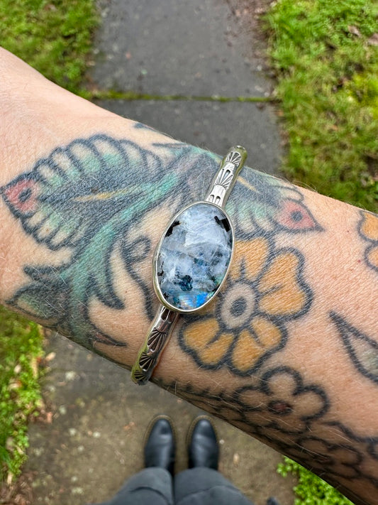 Mad Woman stacker cuff | Moonstone