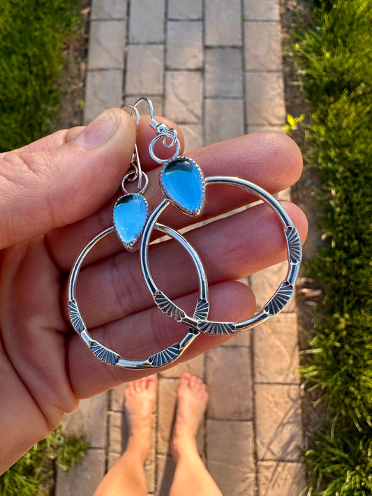 Mad Woman hoops | Mystic quartz