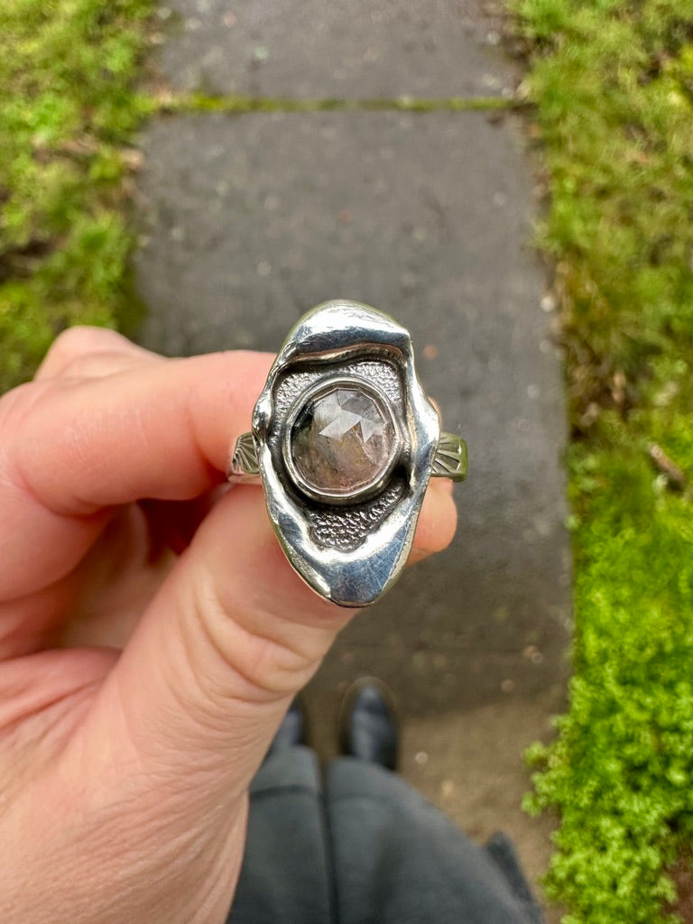 Melted ring | Tourmaline (size 7)